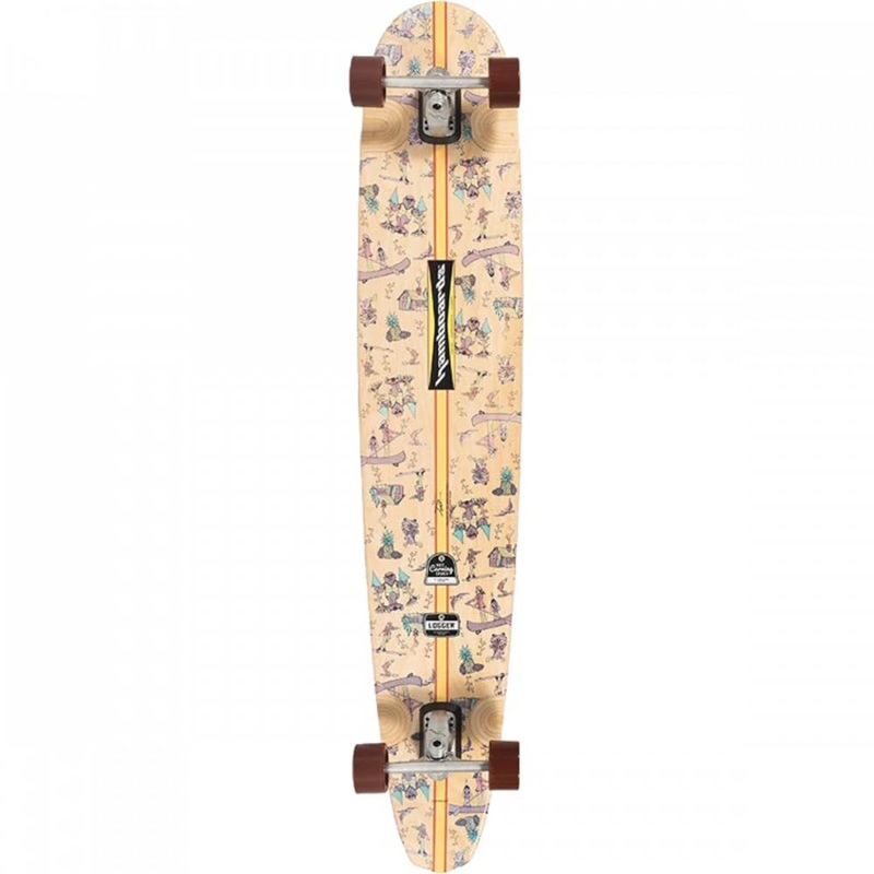 Hamboards Logger Walnut 59″ Dancing Longboard Complete