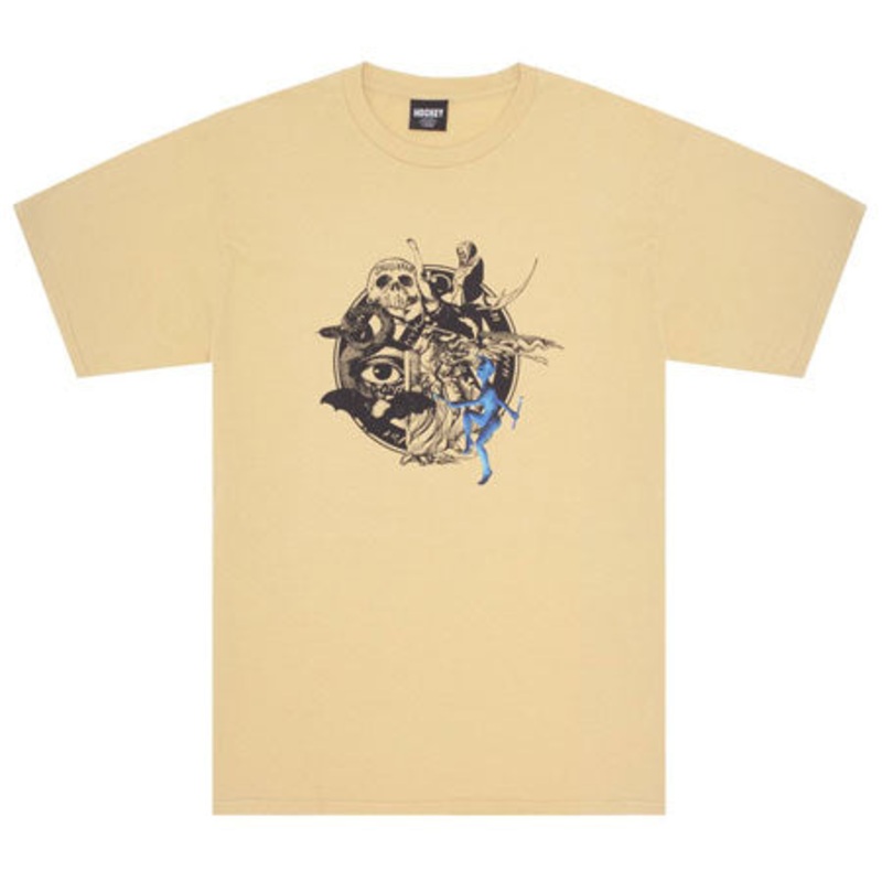 Hockey Witch Craft T Shirt Light Gold Small