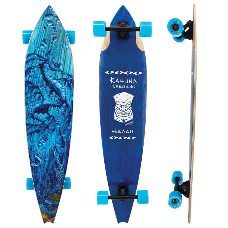 Kahuna Creations Haka Sea Dragon 47″ Longboard W/ Bear Trucks Complete