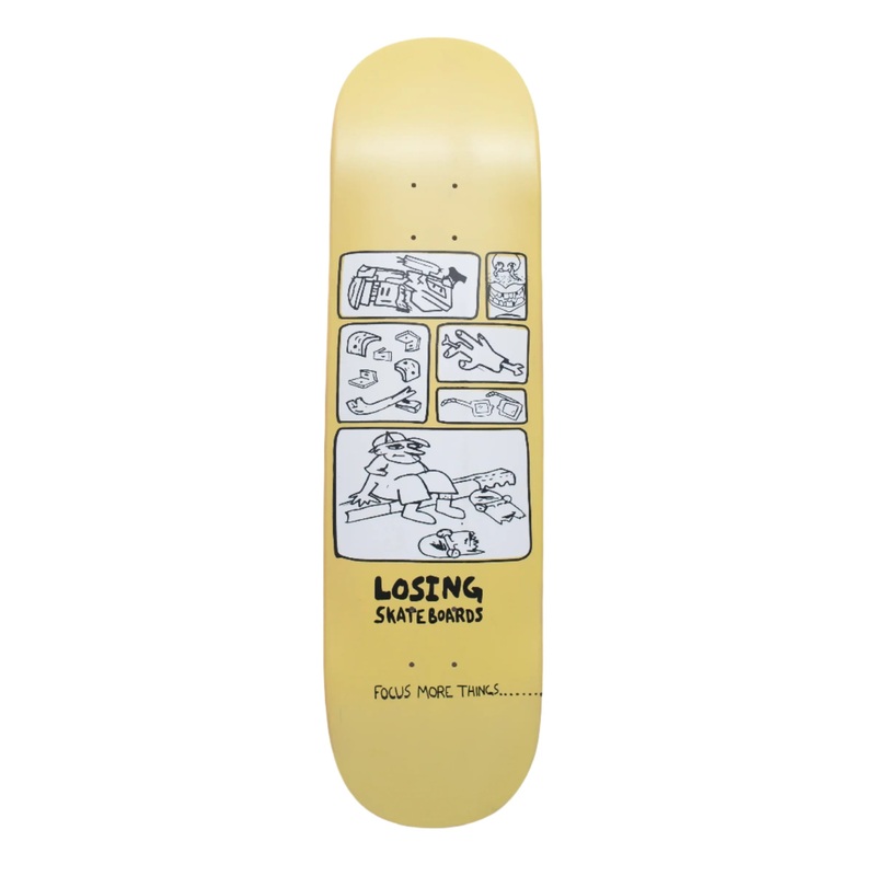 Losing Focus More Things Skateboard Deck (CHOOSE SIZE/COLOR) 8.0″ Blue WB 14.18″