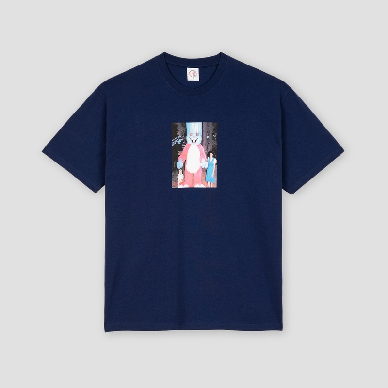 Polar Skate Co Bunny T-Shirt Dark Blue X-Small