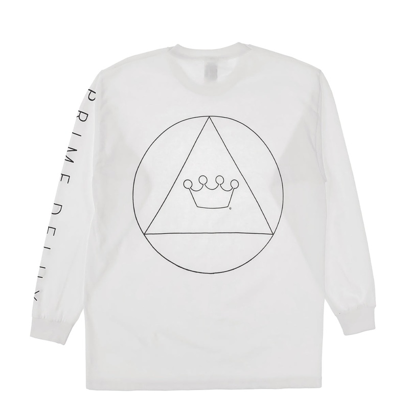 Prime Delux Unity Long Sleeve Kids T Shirt – White / Black Kids S Long Sleeve