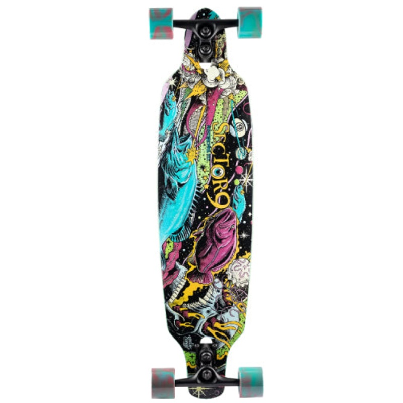 Sector 9 Fractal Battle Sidewinder Longboard Complete 36″ 36.0″