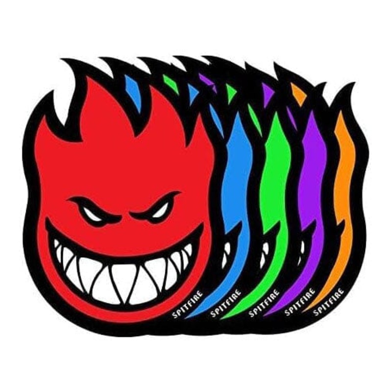 Spitfire Fireball Sticker Large (Assorted Colors)