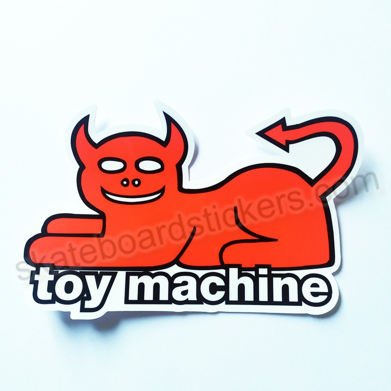 Toy Machine “Devil Cat” – Skateboard Sticker 13.5 cm x 9 cm approx