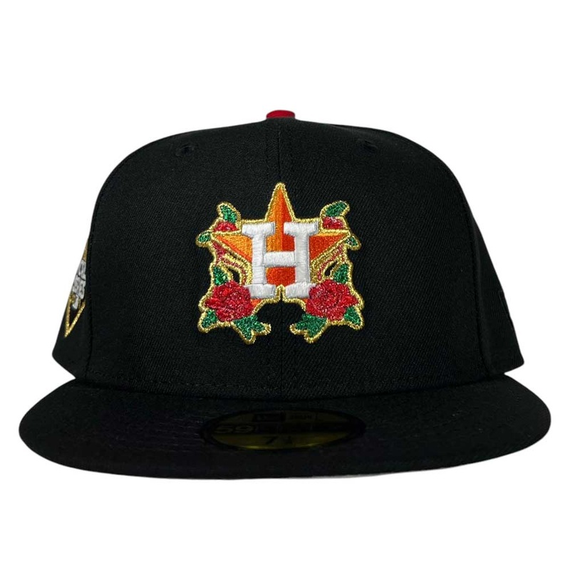 Admin Dave Roses Black Red 2017 Houston Astros New Era Hat 5950 Fitted 5950 Day 7