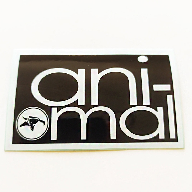 Animal Bikes BMX Sticker / Decal – 7.5 cm across approx – Black