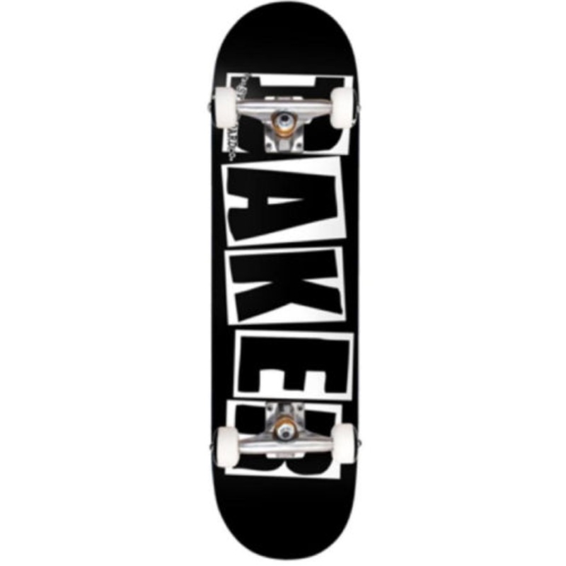 Baker Brand Logo Complete Skateboard Black/White 8.25″ 8.25″