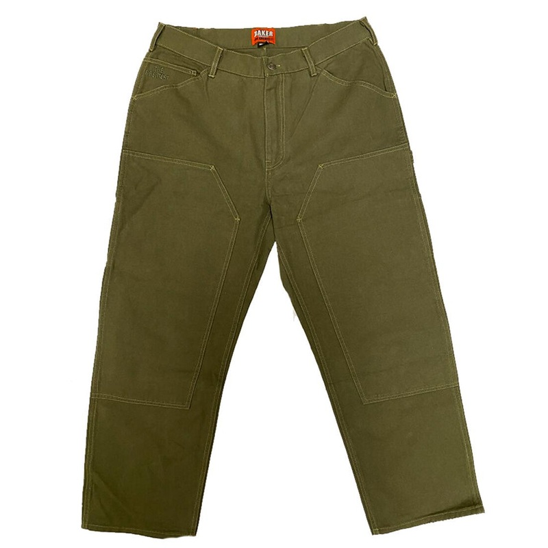 Baker Field Boss Double Knee Pants Olive Green 30