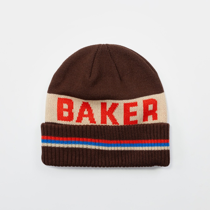 Baker Skateboards Olympian Beanie – Dark Brown