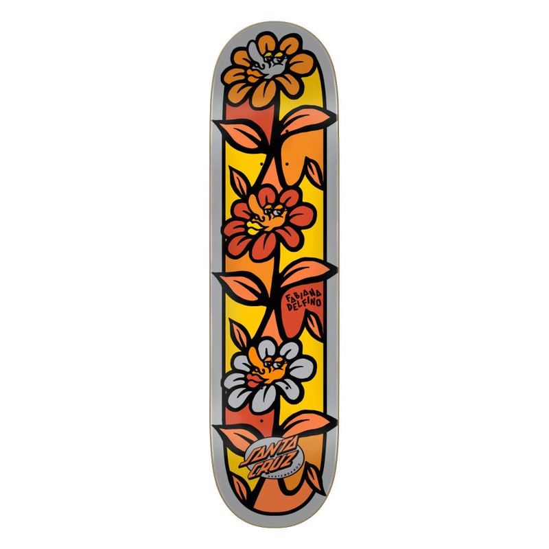 Delfino Flower Crew Santa Cruz Skateboard Deck 8.0″