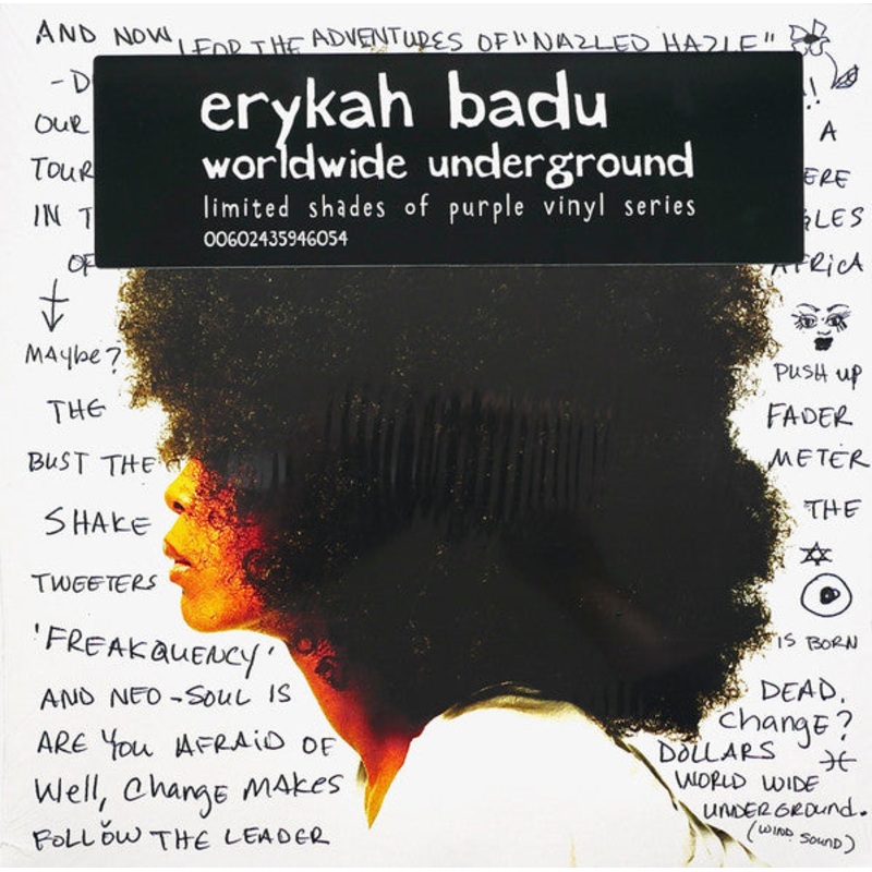 Erykah Badu  Worldwide Underground Vinyl LP Record