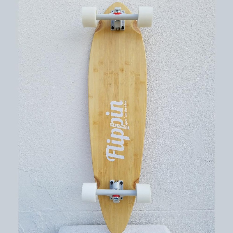 Flippin Plain Bird Classic Pintail Longboard Skateboard