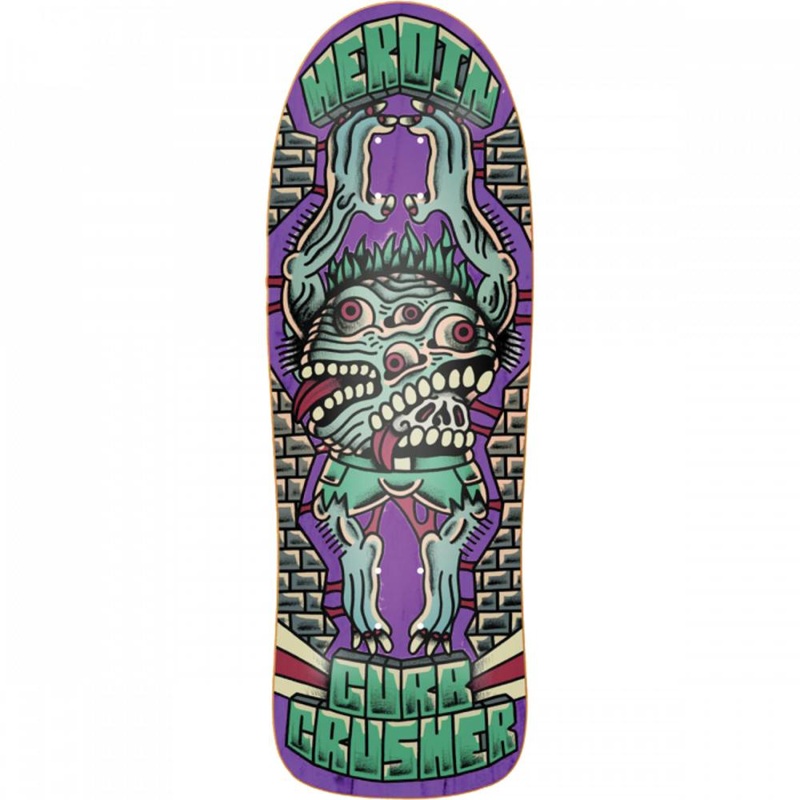 Heroin Curb Crusher X Crawe 10.25″ Skateboard Deck