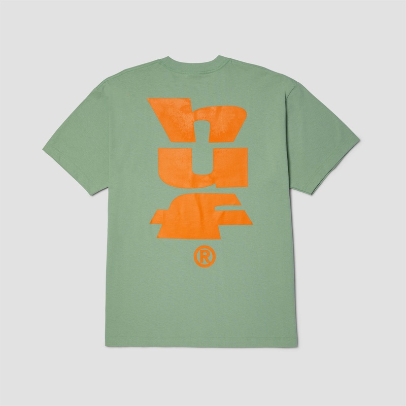 HUF Huf Set Megablast Shortsleeve T-Shirt Basil Small