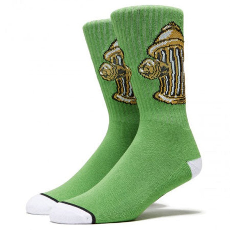 HUF Hydrant Socks Huf Green One size fits all