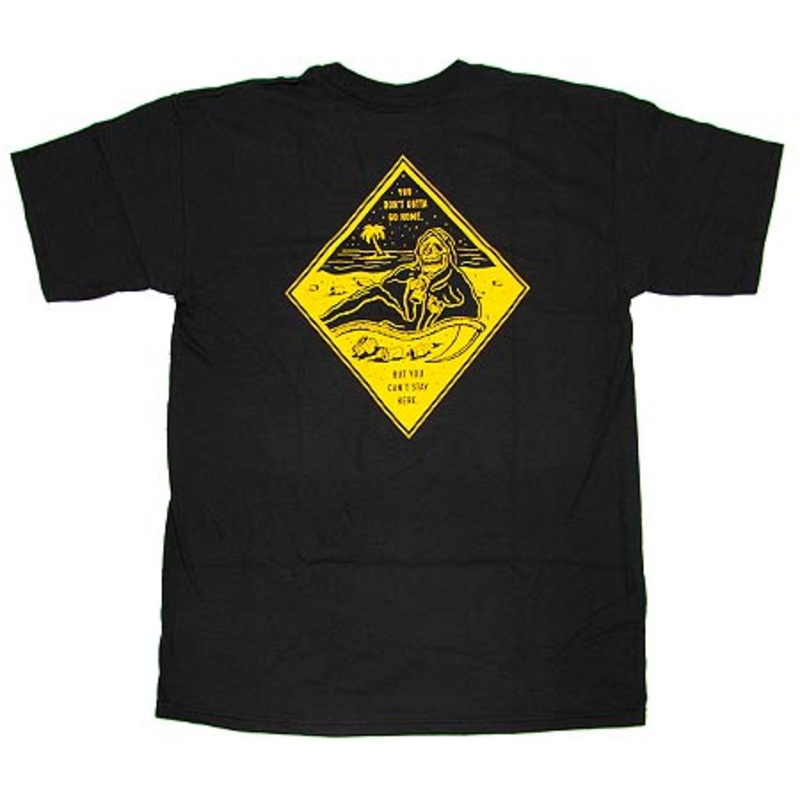 KR3W (Krew) KR3W x Sketchy Tank Go Home T Shirt Black Medium