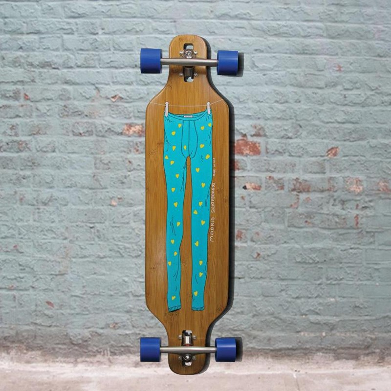 Madrid Long Johns Longboard – Dream Drop-Thru Bamboo 39″
