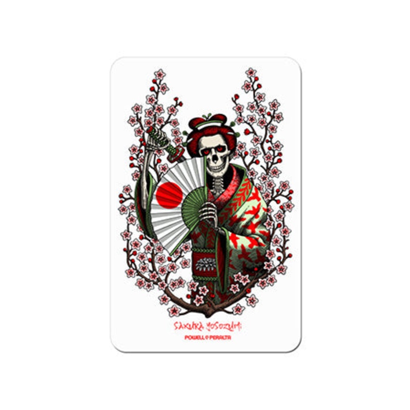 Powell Peralta Sakura Yosozumi Samurai Sticker N/A 6″