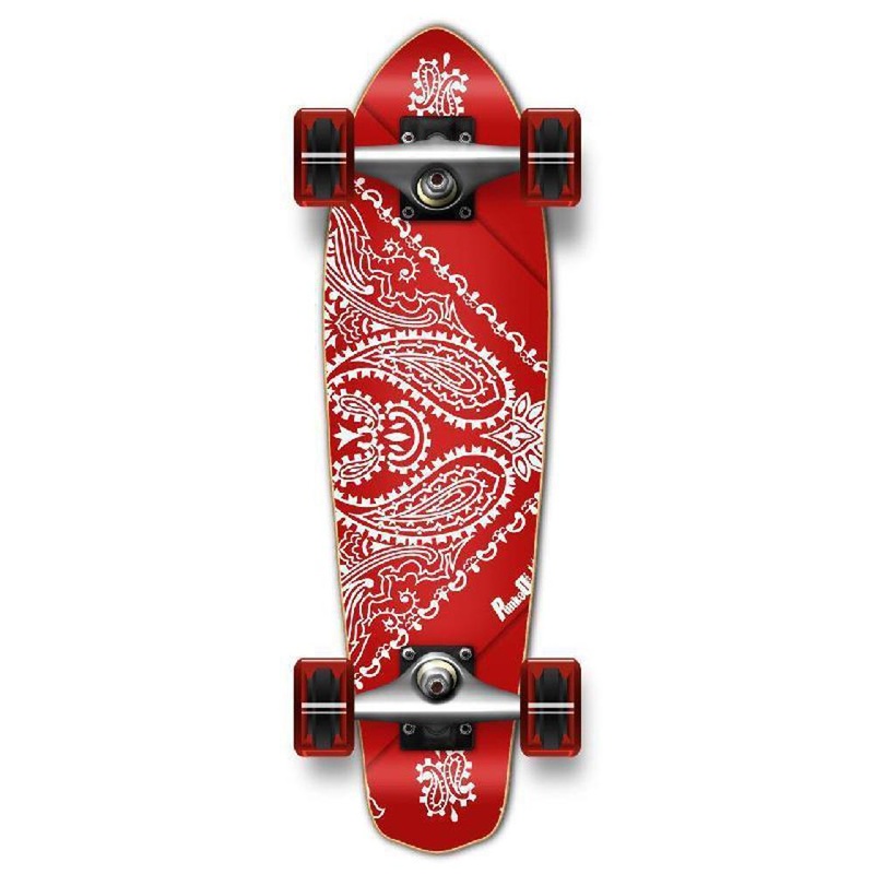 Punked Red Bandana 25″ Micro Cruiser Complete Complete
