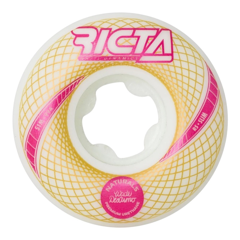 Ricta Skateboard Wheels 51mm Desarmo Vortex Naturals Slim 99a 51mm