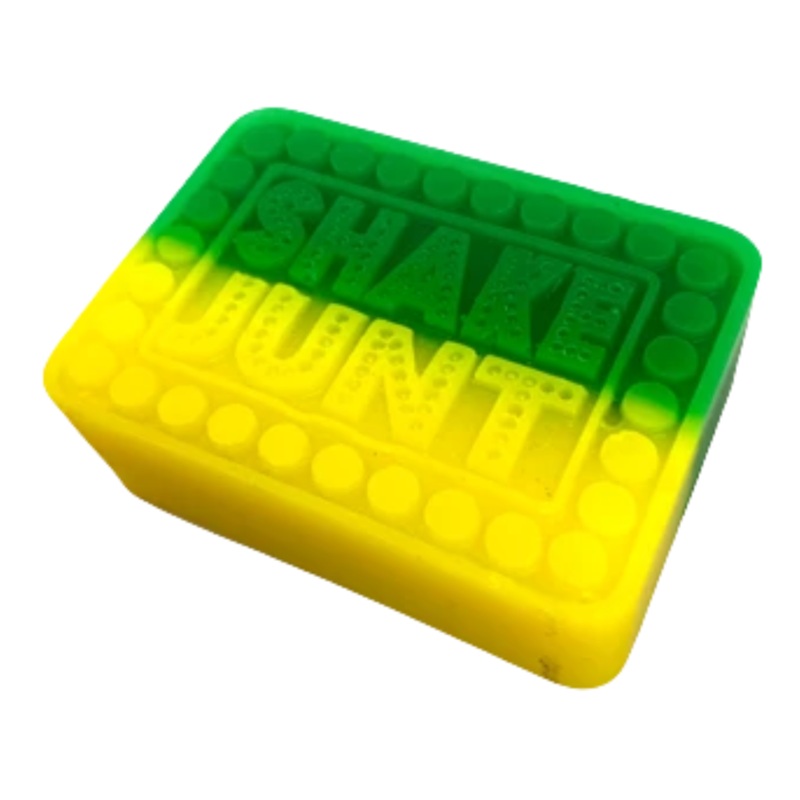 Shake Junt Skateboard Wax Green/Yellow OS