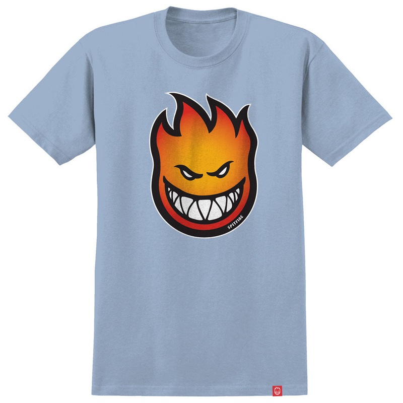 Spitfire Tee Bighead Fade Fill Light Blue SM