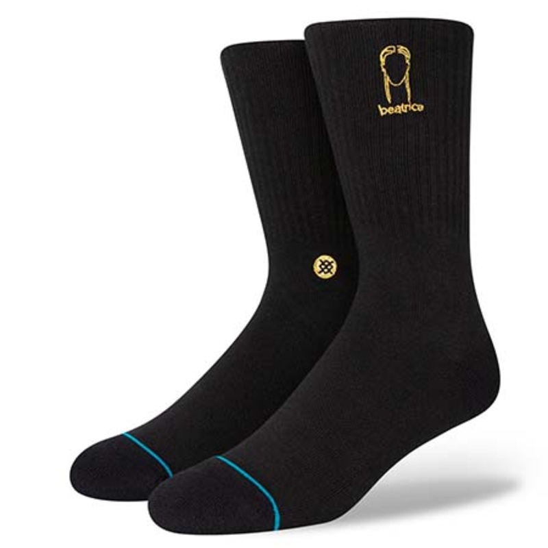 Stance Beatrice Domond Crew Socks Black Large