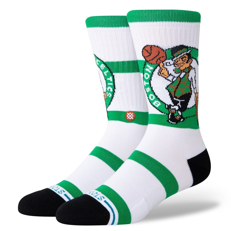 Stance Prep Boston Celtics Socks Green L :: Men 9-13 / Women 11-14