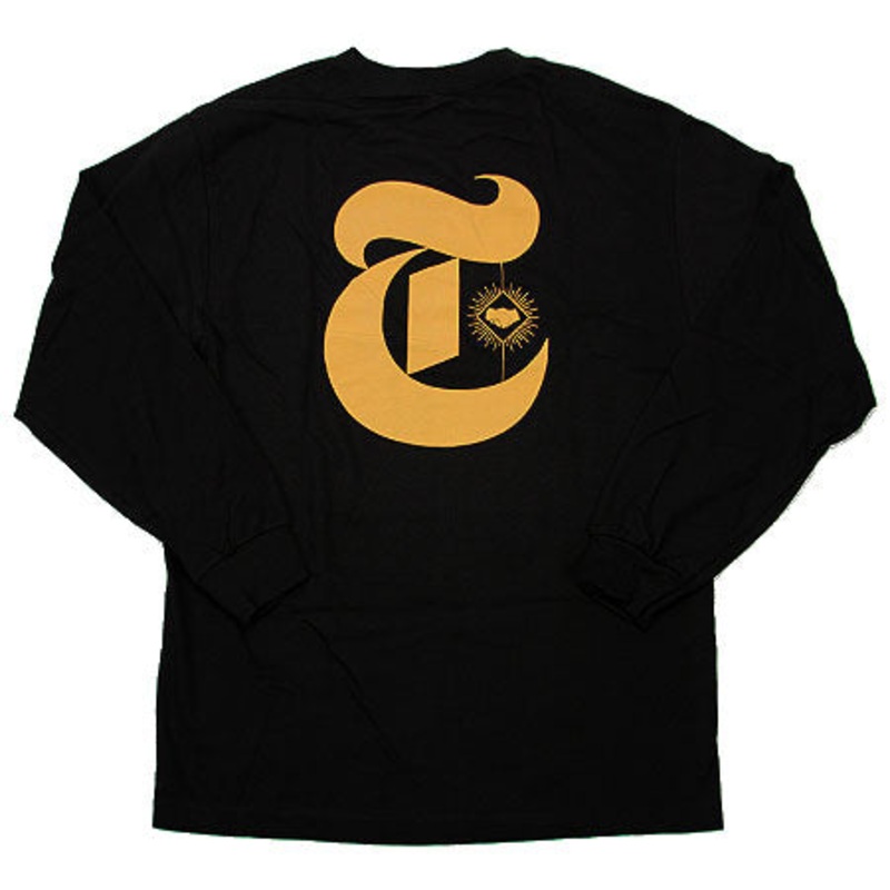 Theories TOA Times Long Sleeve T Shirt Black Extra Large