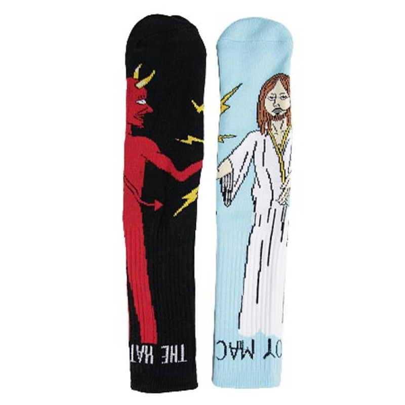 Toy Machine Bury The Hatchet Crew Socks Black/ Blue One size fits all