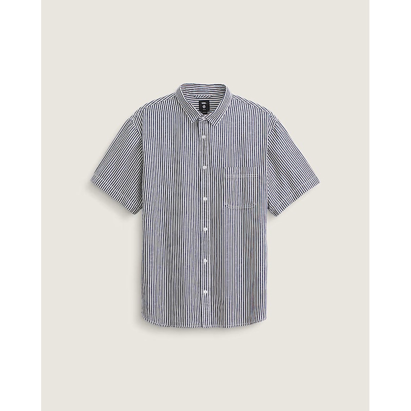 Vans Lawson Stripe Shirt Woven White/Dress Blue M