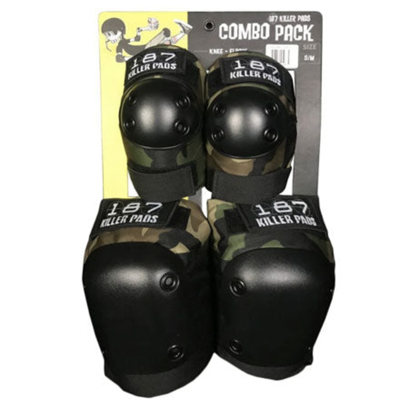 187 Killer Pads Combo Pack Camo Extra Small