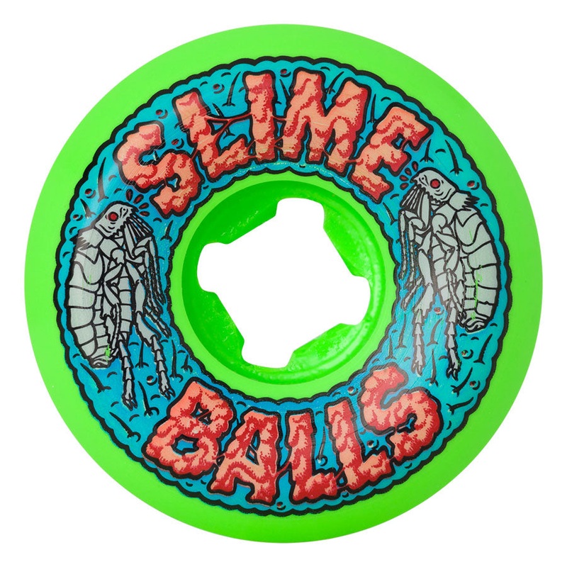 56mm Flea Balls Speed Balls Green 99a Slime Balls Skateboard Wheels Green 56mm