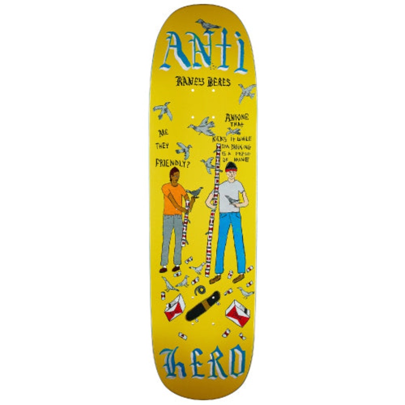 Antihero Raney Pigeon Vision Skateboard Deck 8.63″ 8.63″