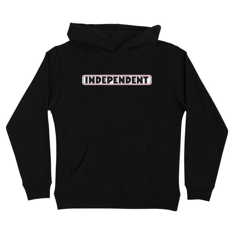 Bar Logo Youth Independent Hoodie Black S