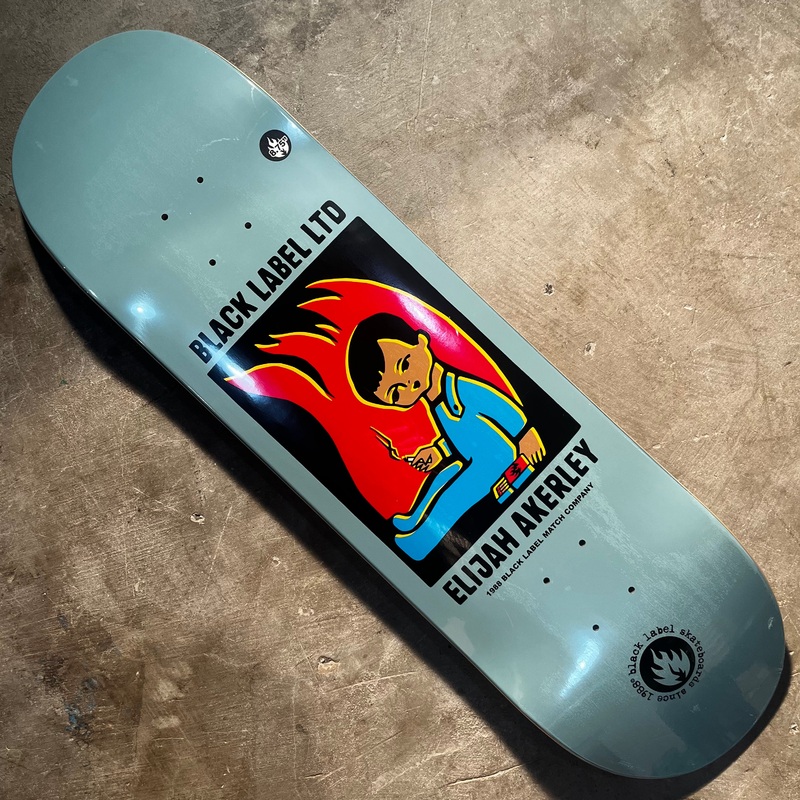 Black Label – Elijah Akerley Firestarter Deck – Assorted Stains 8.25″
