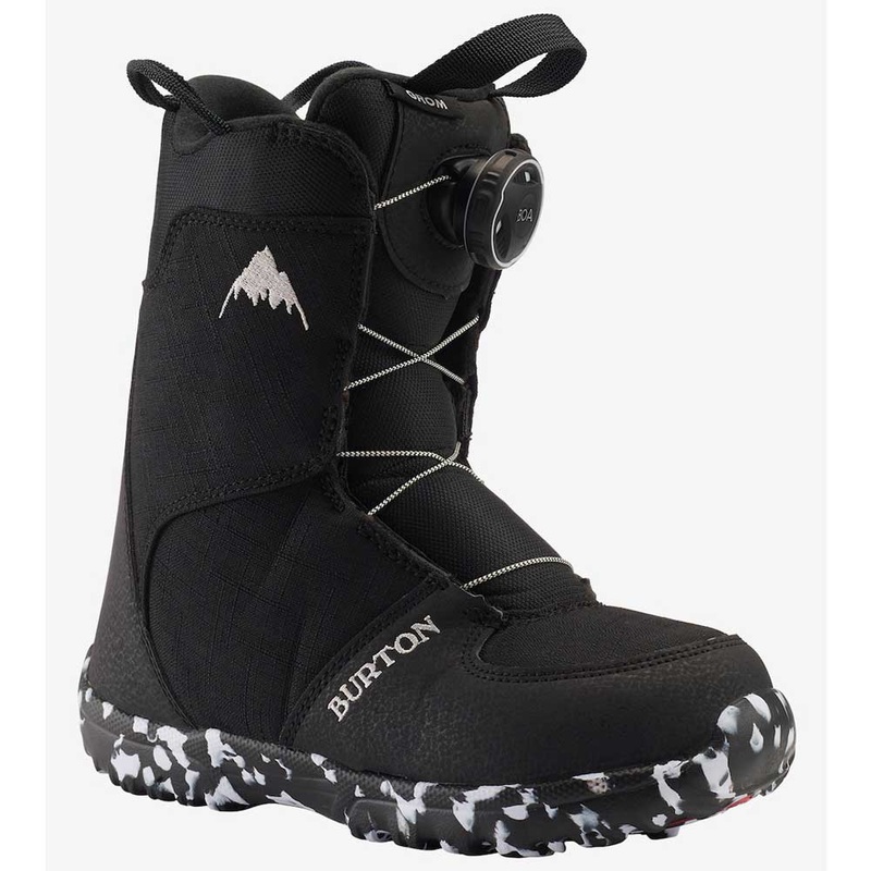 Burton Kids Grom Boa Snowboard Boots – 2025 11C Black