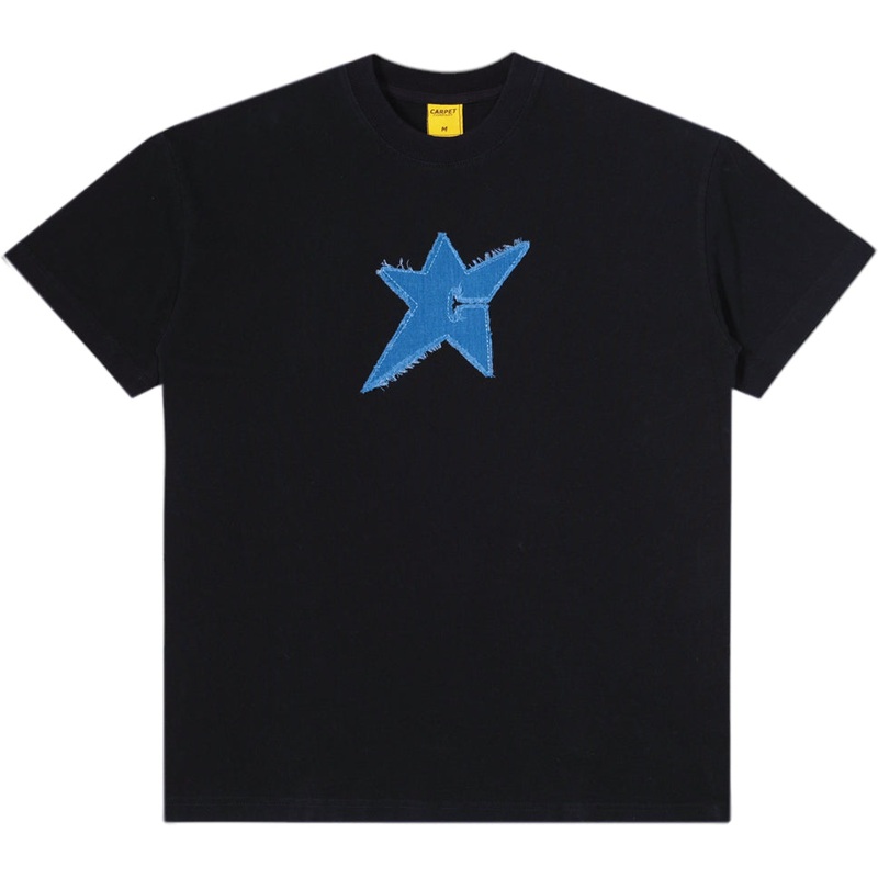 Carpet Company Denim C Star T Shirt Black Medium