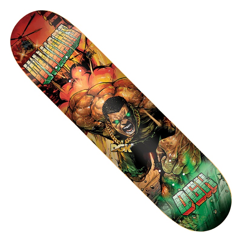 DGK Stevie Williams Rage Deck Multicolor 8.38 x 32 WB:14.25