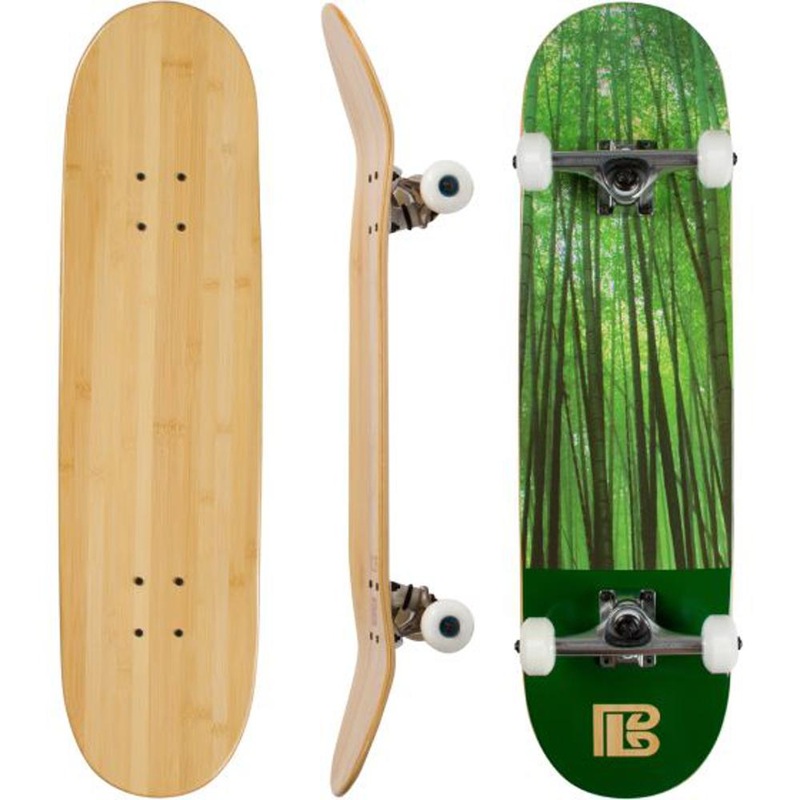 Forest Graphic Bamboo Skateboard Deck Only 7.75″