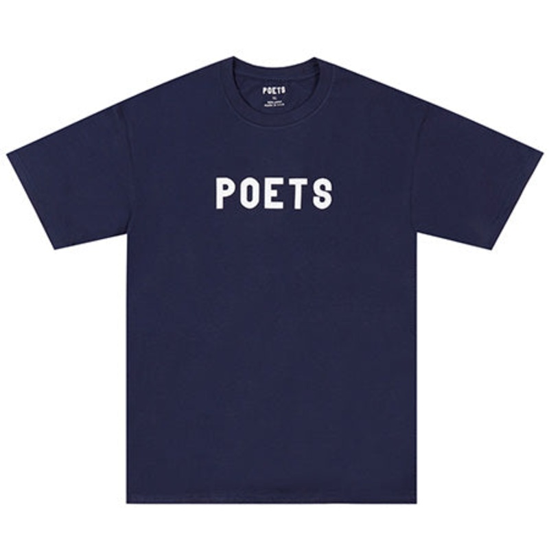 Poets OG Poets T Shirt Navy Medium