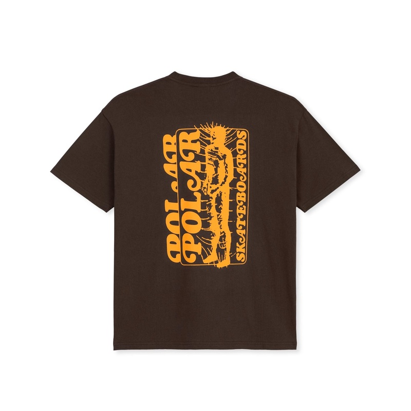 Polar Fields Tee Chocolate M
