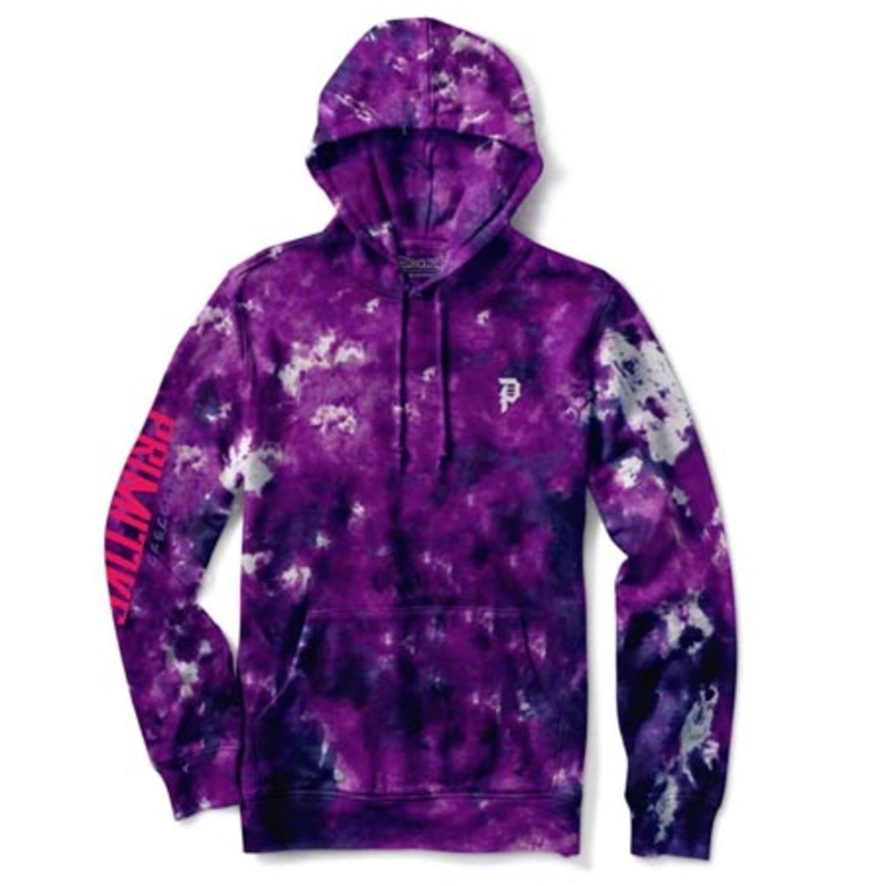 Primitive Skateboarding Primitive x Dragon Ball Z Goku Black Rose Washed Pullover Hooded Sweatshirt Purple Extra Large
