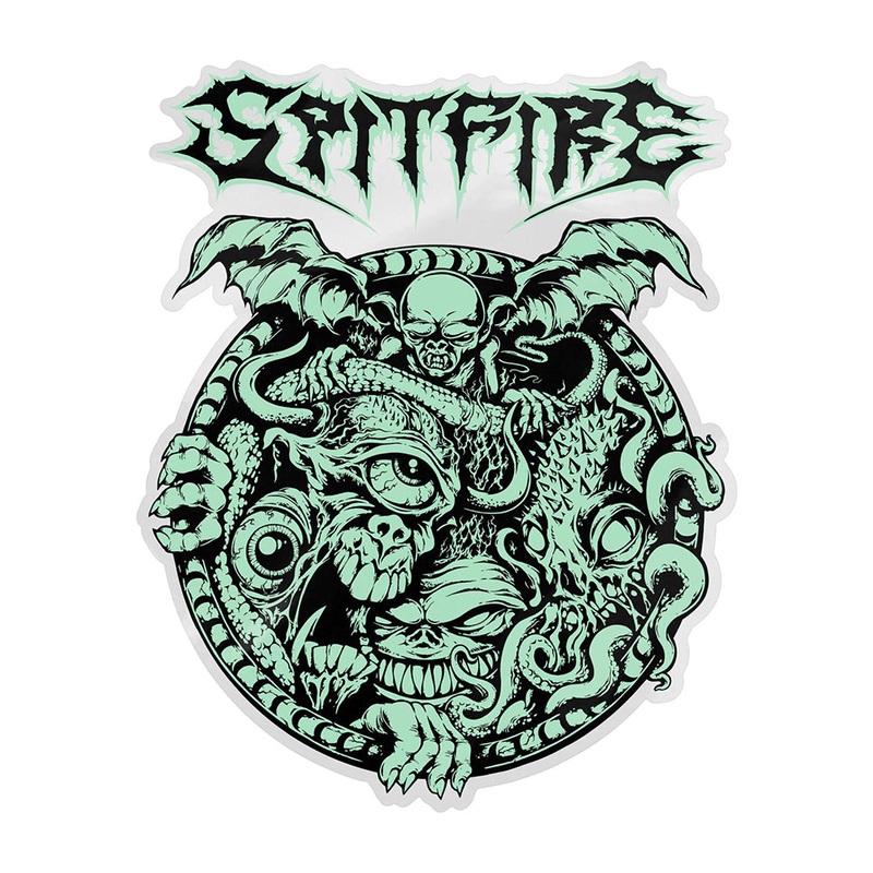 Spitfire Demon Gate Sticker Multicolor Medium