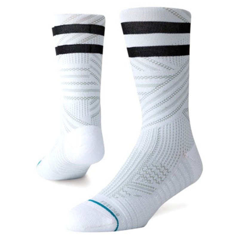Stance Uncommon Train Crew Socks White Large