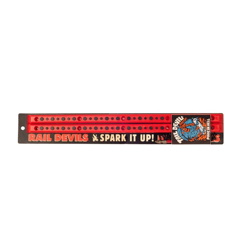 Tail Devil Rail Devils Sparking Skateboard Rails Red One Size Fits all