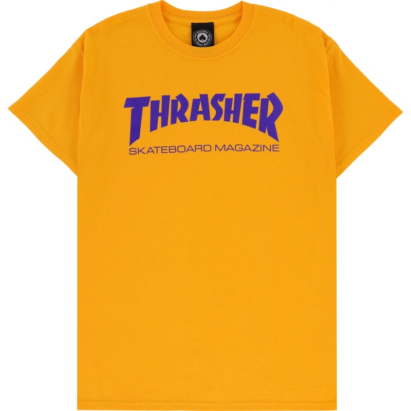 Thrasher Skate Mag T-Shirt Yellow SM