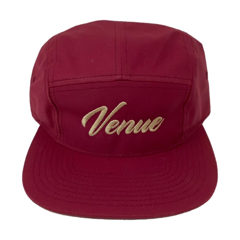 Venue 5 Panel Script Hat Berry