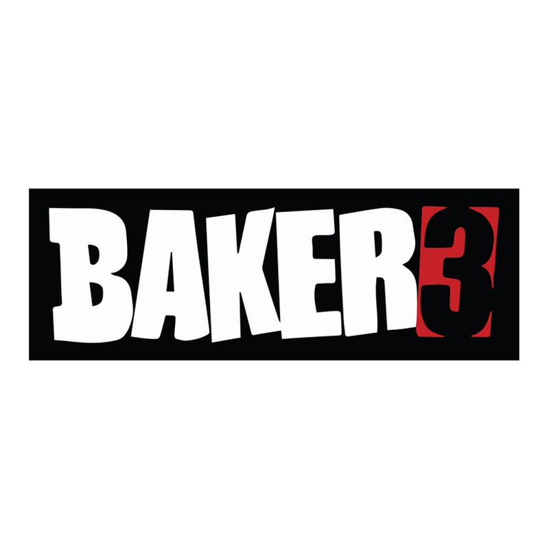 Baker Baker 3 Sticker Black 7.5″